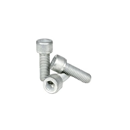 1/4-20 Socket Head Cap Screw, Zinc Plated Alloy Steel, 3/4 In Length, 100 PK